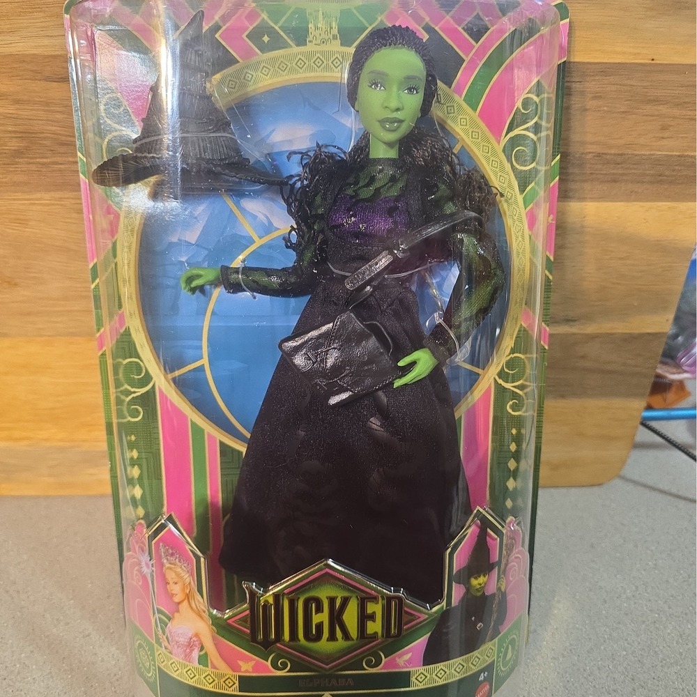Mattel Wicked Elphaba Cynthia Erivo Fashion Doll Barbie Articulate